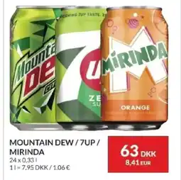 Nielsen's Discount MOUNTAIN DEW/7UP/ MIRINDA tilbud