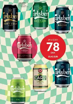 Nielsen's Discount Carlsberg tilbud