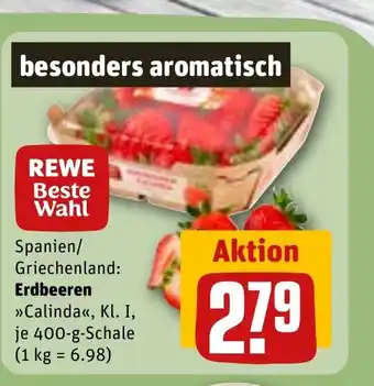 REWE DE Erdbeeren tilbud
