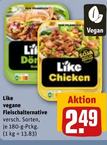 REWE DE Like vegane Fleischalternative tilbud