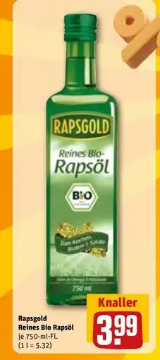 REWE DE Rapsgold Reines Bio Rapsöl tilbud