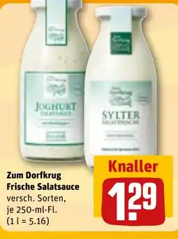 REWE DE Zum Dorfkrug Frische Salatsauce tilbud