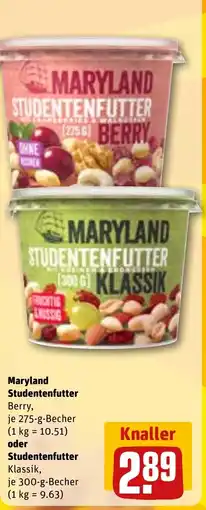 REWE DE Maryland Studentenfutter oder Studentenfutter tilbud