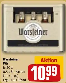 REWE DE Warsteiner Pils tilbud