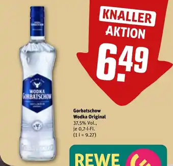 REWE DE Gorbatschow Wodka Original tilbud
