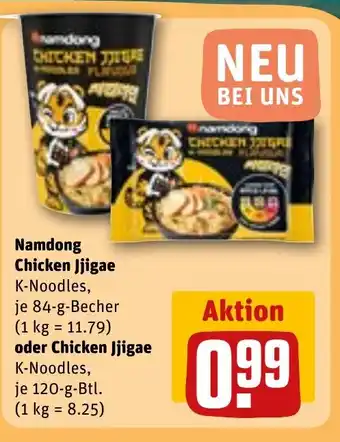 REWE DE Namdong Chicken Jjigae oder Chicken Jjigae tilbud