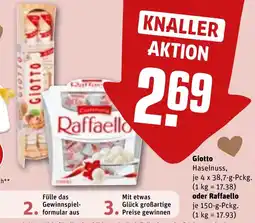 REWE DE Giotto oder Raffaello tilbud