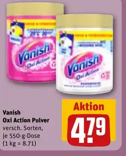 REWE DE Vanish Oxi Action Pulver tilbud
