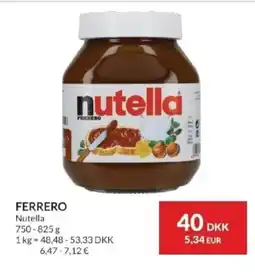 Nielsen's Discount FERRERO Nutella tilbud