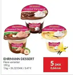Nielsen's Discount Ehrmann dessert tilbud