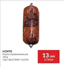 Nielsen's Discount HOPPE Frische Zwiebelmettwurst tilbud