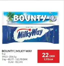 Nielsen's Discount Bounty | Milky way tilbud