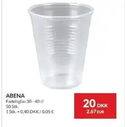 Nielsen's Discount ABENA Fadølsglas tilbud