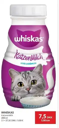 Nielsen's Discount Whiskas Katzenmilch tilbud