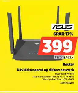 Power ASUS Router ASRTAX52EU tilbud