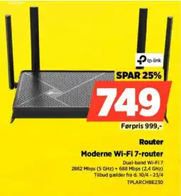 Power Router TPLARCHBE230 tilbud