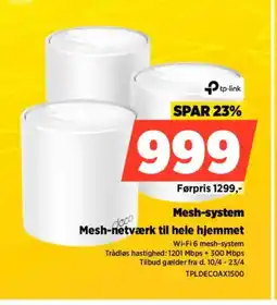 Power Mesh-system TPLDECOAX1500 tilbud