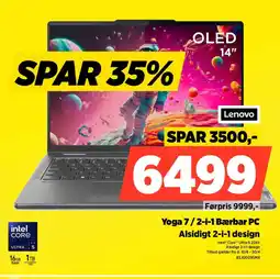 Power Lenovo Yoga 7/2-i-1 Bærbar PC 83JQ009SMX tilbud