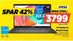 Power MSI 14" Bærbar PC F13MG481NEU tilbud