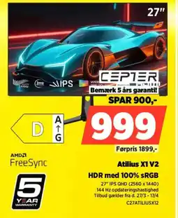 Power CEPTER Atilius X1 V2 C27ATILIUSX12 tilbud