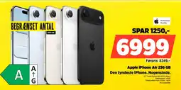 Power Apple iPhone Air 256 GB IP17A256GSBK tilbud