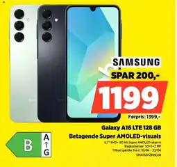 Power SAMSUNG Galaxy A16 LTE 128 GB SMA165FZKBEUB tilbud