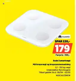 Power HUAWEI Scale 3 smartvægt HUSCALE3NEW tilbud