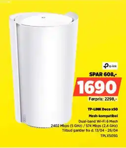Power TP-LINK Deco x50 TPLX505G tilbud
