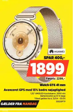 Power HUAWEI Watch GT6.41 mm 55020FTP tilbud