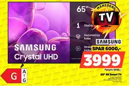 Power SAMSUNG 65" 4K Smart TV TU65U8075FUXX tilbud