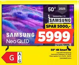 Power SAMSUNG 50" 4K Smart TV TQ50QN80FAUXX tilbud