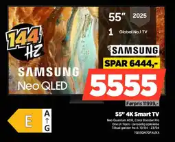Power SAMSUNG 55" 4K Smart TV TQ55QN70FAUXX tilbud