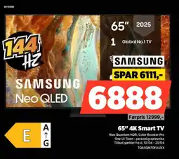 Power SAMSUNG 65" 4K Smart TV TQ65QN70FAUXX tilbud