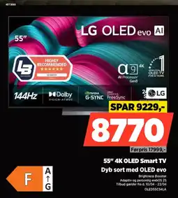 Power LG 55" 4K OLED Smart TV OLED55C54LA tilbud