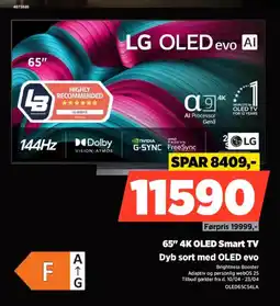 Power LG 65" 4K OLED Smart TV OLED65C54LA tilbud