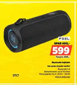 Power Bluetooth-højttaler FEELRUMBLEBK tilbud