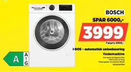 Power BOSCH Vaskemaskine WGG254FMSN tilbud