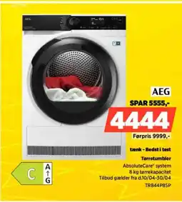Power AEG Tørretumbler TR844P85P tilbud