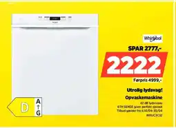 Power Whirlpool Opvaskemaskine WRUC3C32 tilbud