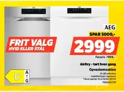 Power AEG Opvaskemaskine FBB63927ZM tilbud