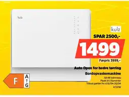 Power Kulz Bordopvaskemaskine KTDIW tilbud