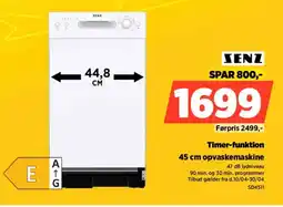 Power SENZ 45 cm opvaskemaskine SD4511 tilbud