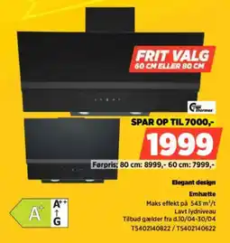 Power Emhætte T5402140822/ T50402140622 tilbud