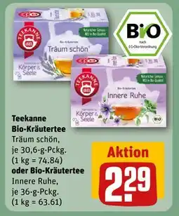 REWE DE Teekanne Bio-Kräutertee oder Bio-Kräutertee, EUR 2.29 tilbud