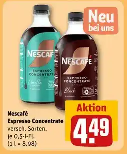 REWE DE Nescafé Espresso Concentrate, EUR 4.49 tilbud