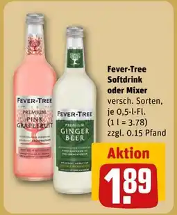 REWE DE Fever-Tree Softdrink oder Mixer, EUR 1.89 tilbud