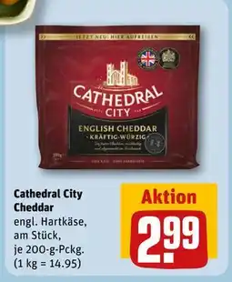 REWE DE Cathedral City Cheddar, EUR 2.99 tilbud