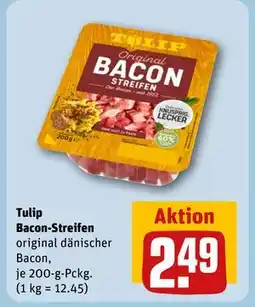 REWE DE Tulip Bacon-Streifen, EUR 2.49 tilbud