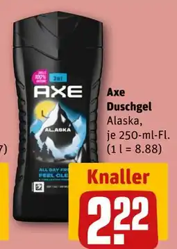 REWE DE Axe Duschgel Alaska, EUR 2.22 tilbud