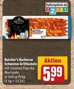 REWE DE Butcher's Barbecue Schweine-Grillfackeln, EUR 5.99 tilbud